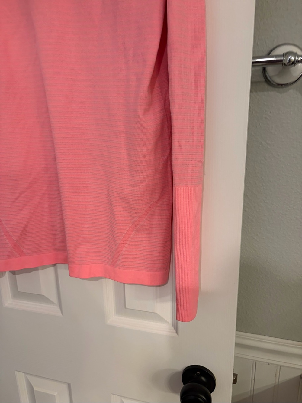 Lululemon Swiftly Tech Long Sleeve Top Pink Coral Size 10 - Picture 6 of 9